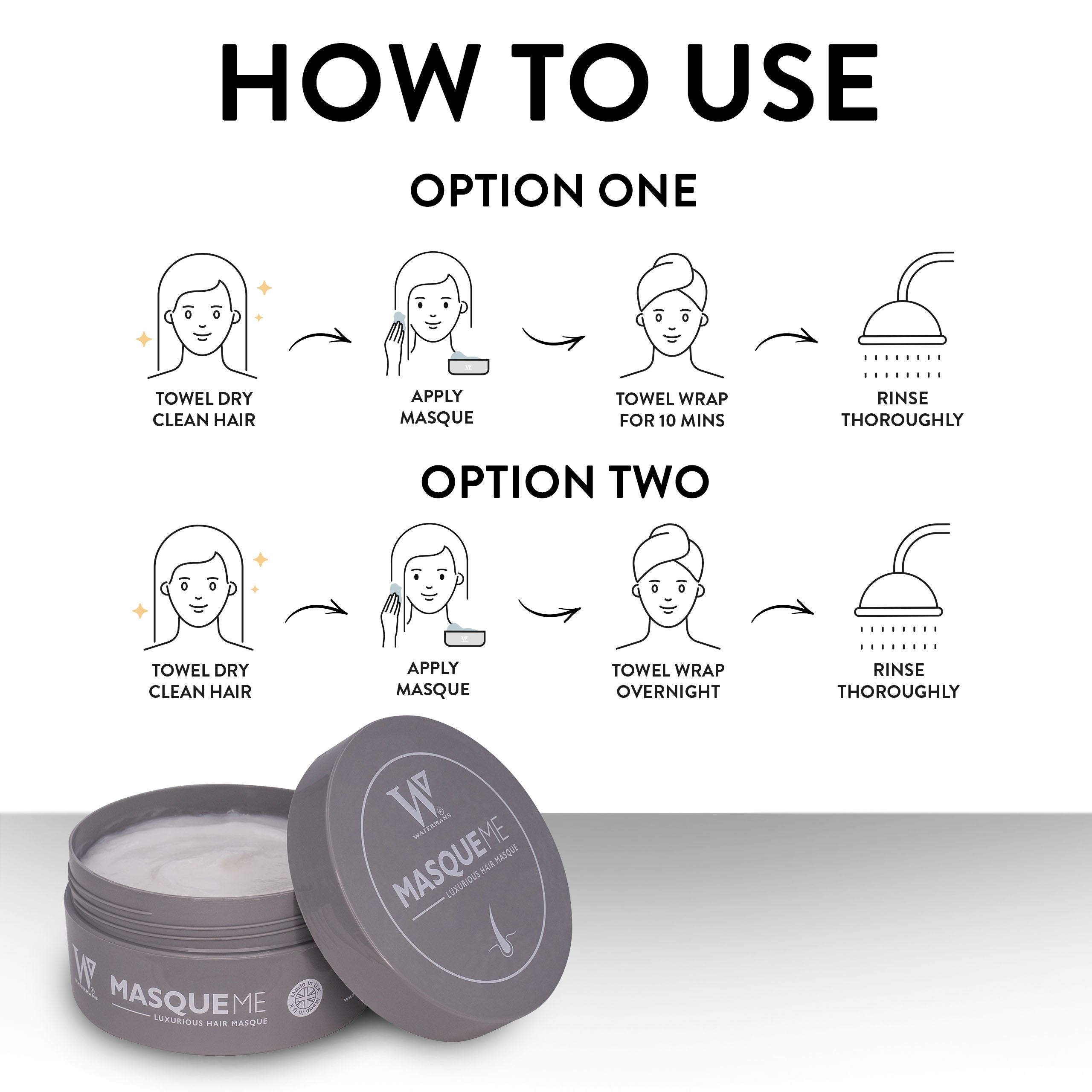 Masque Me - Luxurious Hair Mask 8 in 1 treatment - Hair Growth Products