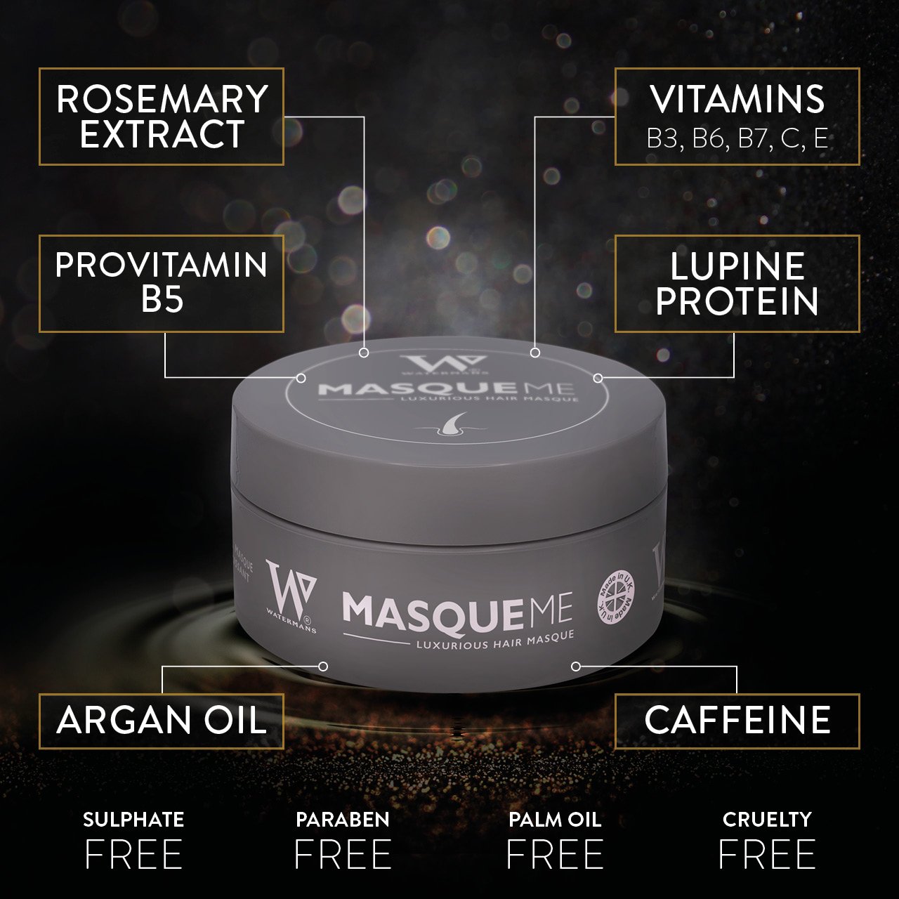 Masque Me - Luxurious Hair Mask 8 in 1 treatment - Hair Growth Products