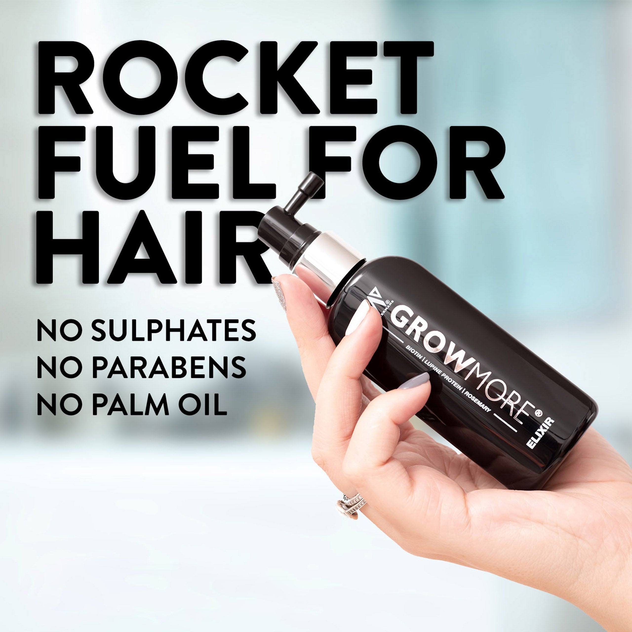 Grow More Elixir - Luxury Hair Growth Serum - Leave on Scalp treatment - Hair Growth Products