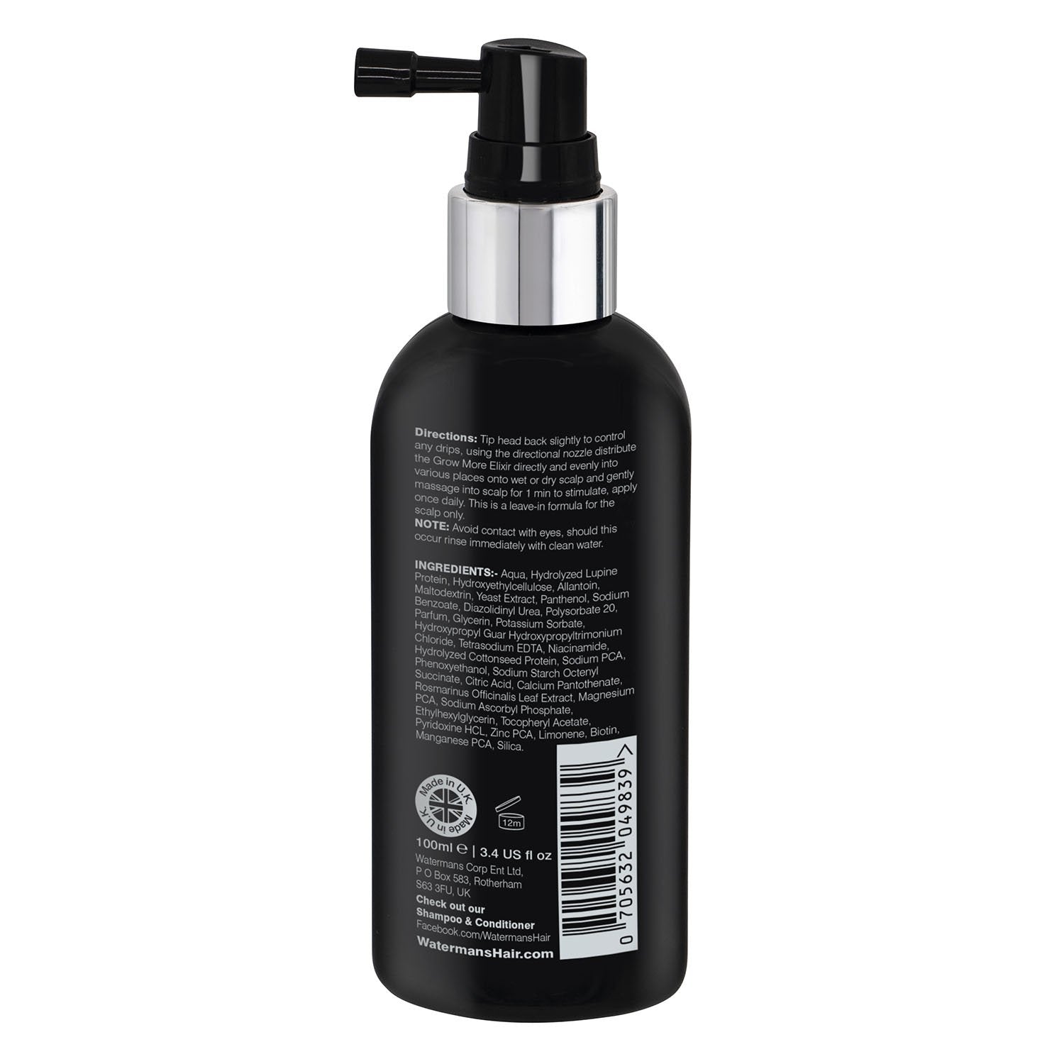 Grow More Elixir - Luxury Hair Growth Serum - Leave on Scalp treatment - Hair Growth Products