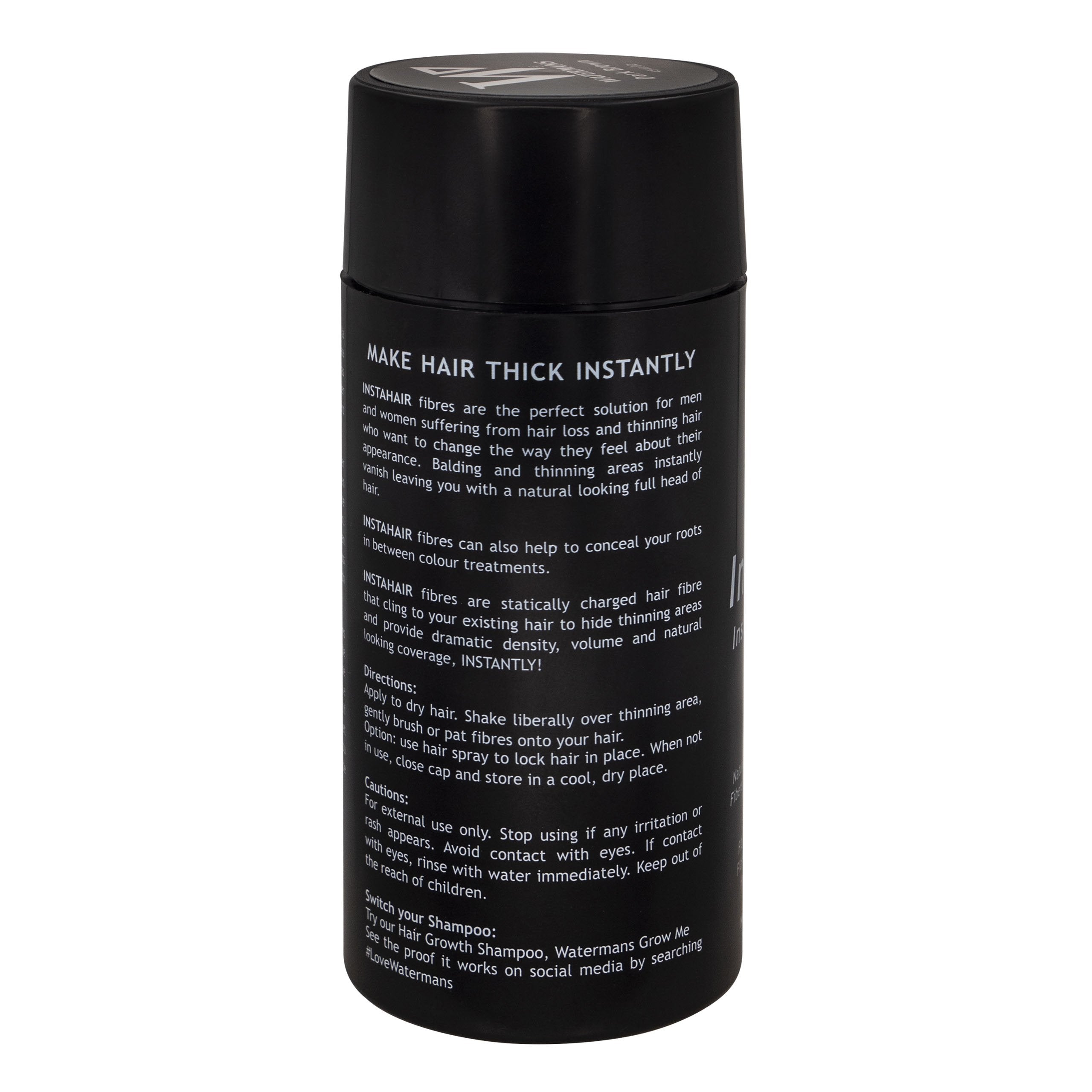 InstaHair Hair Building Fibres Dark Brown 23g - Hair Loss Concealer - Hair Growth Products