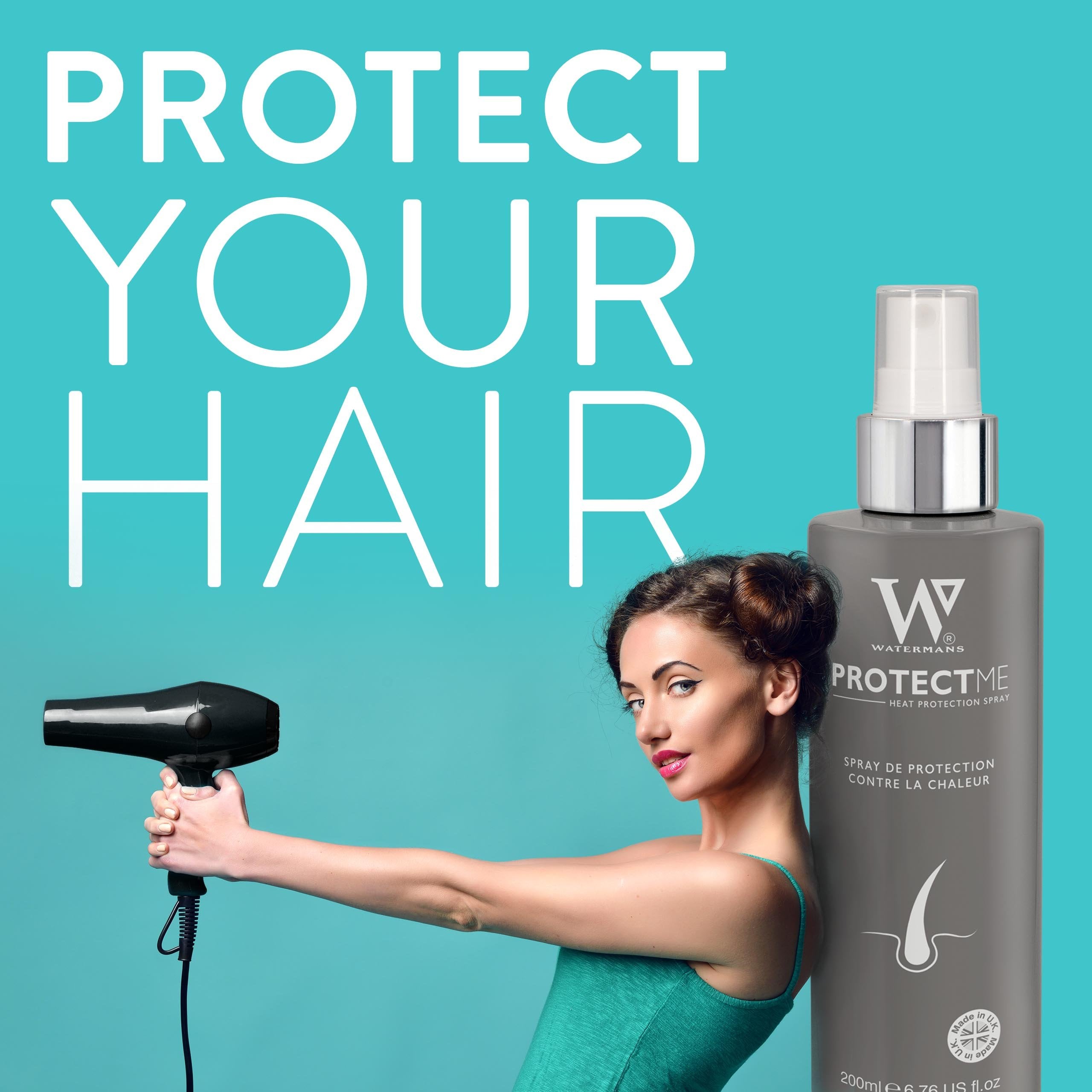 Protect Me®️ Heat Protection Spray, Colour Product, Frizz Control, Hair Growth - Hair Growth Products