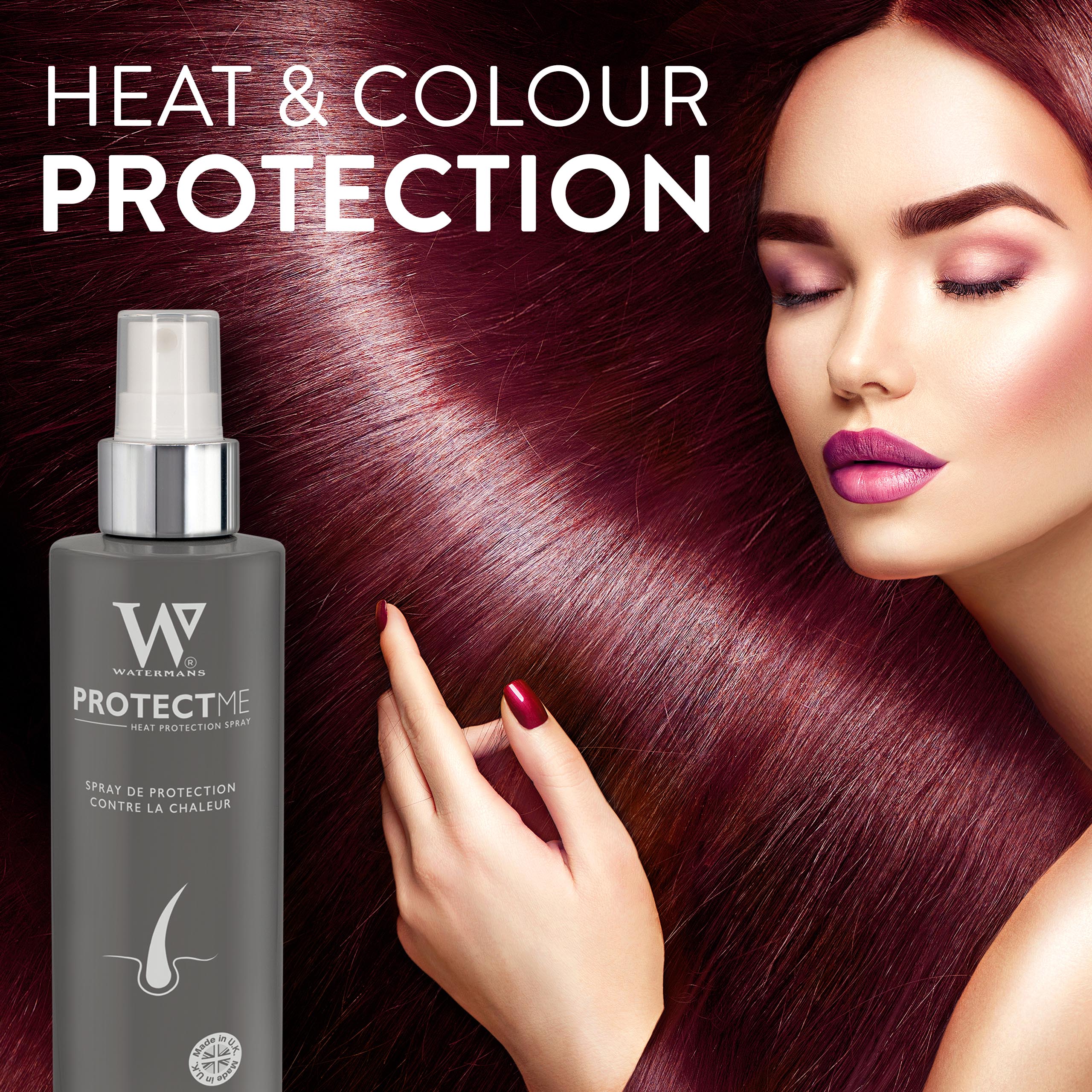 Protect Me®️ Heat Protection Spray, Colour Product, Frizz Control, Hair Growth - Hair Growth Products