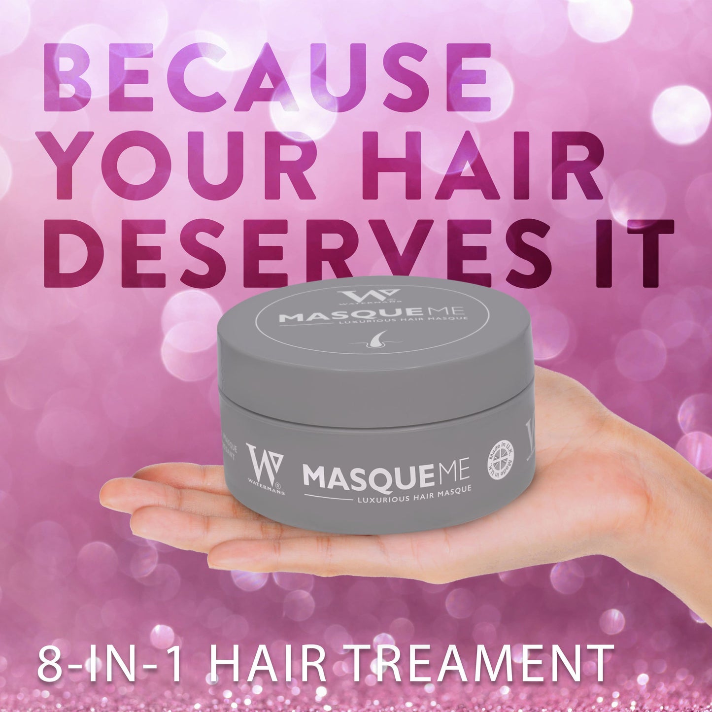 
                  
                    Masque Me - Luxurious Hair Mask 8 in 1 treatment - Hair Growth Products
                  
                